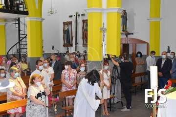  Telde rinde honores a la Virgen de Las Nieves con una solemne misa en Lomo Magullo/Francisco Javier Santana-TA.